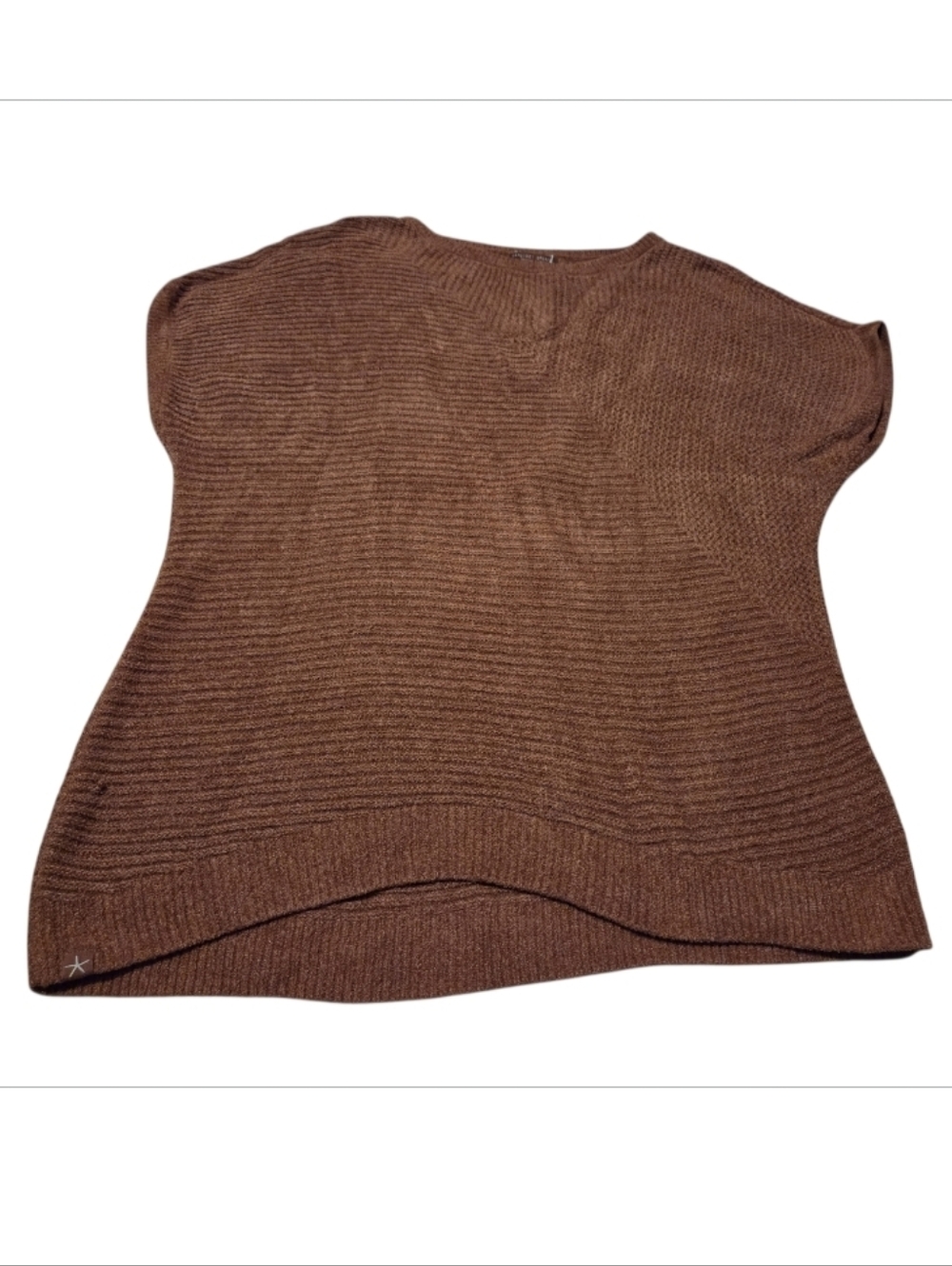 Women’s Large Barefoot Dreams CozyChic Ultra Lite Mixed Stitch Dolman Pullover